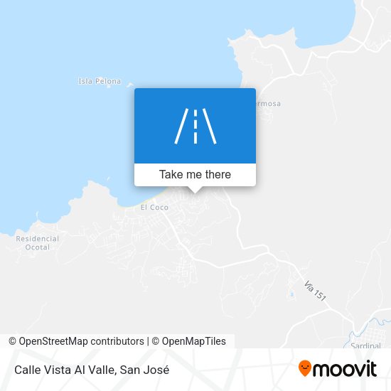 Calle Vista Al Valle map
