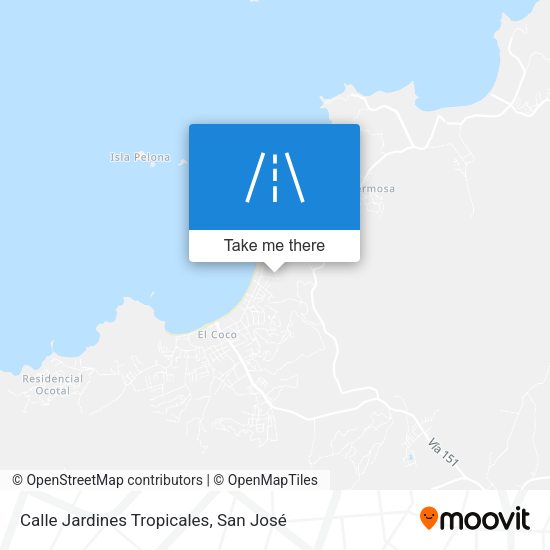 Calle Jardines Tropicales map