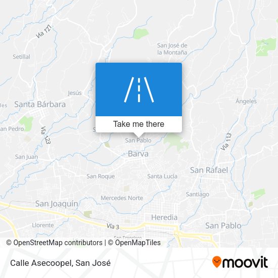Mapa de Calle Asecoopel