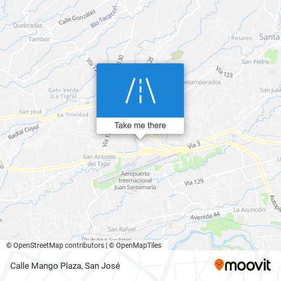 Mapa de Calle Mango Plaza