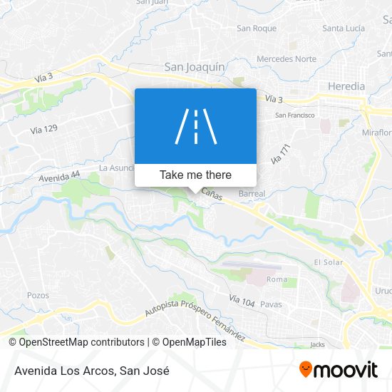 Avenida Los Arcos map