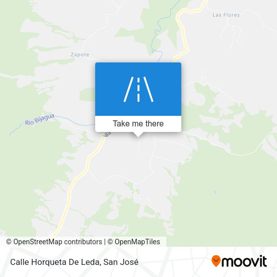 Mapa de Calle Horqueta De Leda