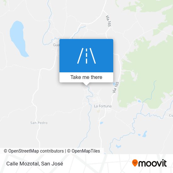 Mapa de Calle Mozotal