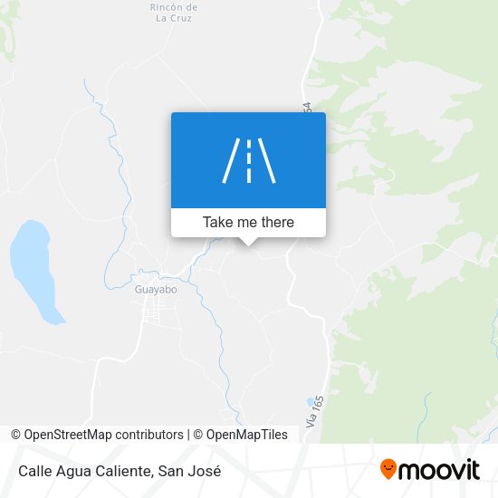 Mapa de Calle Agua Caliente
