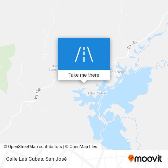 Calle Las Cubas map