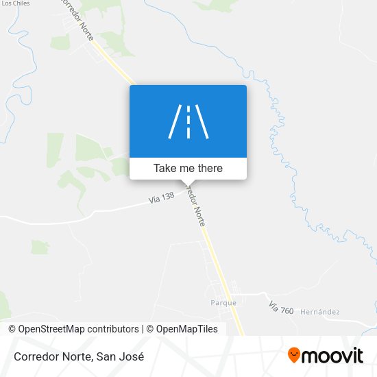 Mapa de Corredor Norte