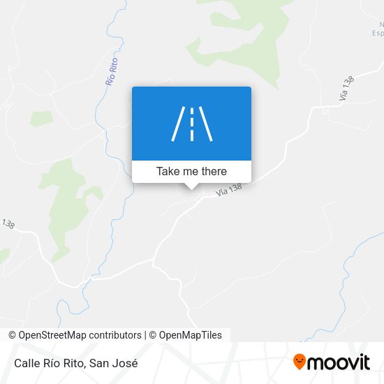 Mapa de Calle Río Rito