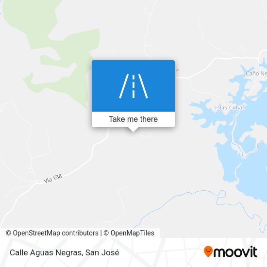 Mapa de Calle Aguas Negras