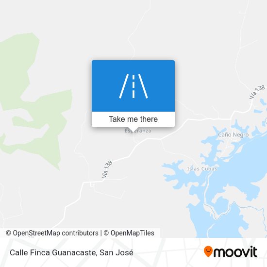 Calle Finca Guanacaste map