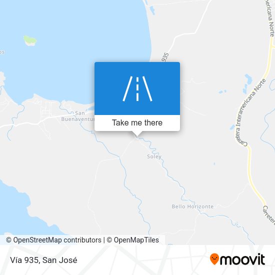 Mapa de Vía 935