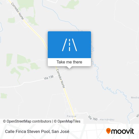 Calle Finca Steven Pool map