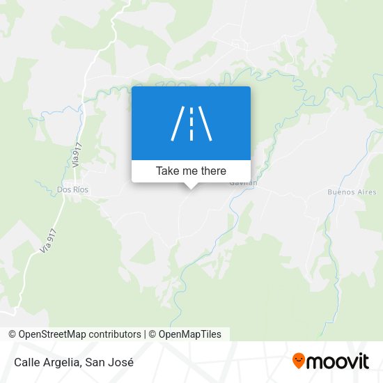 Mapa de Calle Argelia