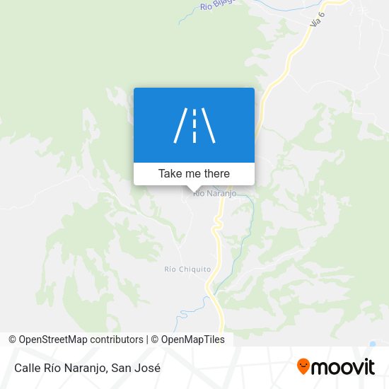 Calle Río Naranjo map