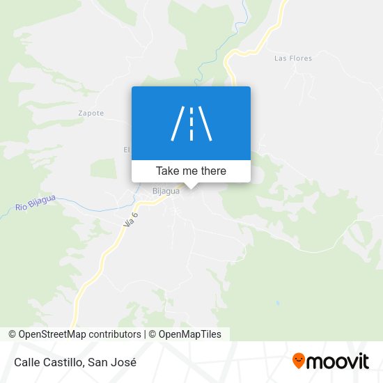 Mapa de Calle Castillo