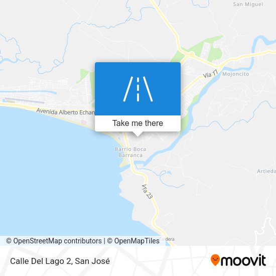 Mapa de Calle Del Lago 2