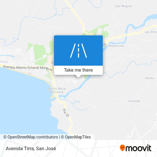 Mapa de Avenida Tirra