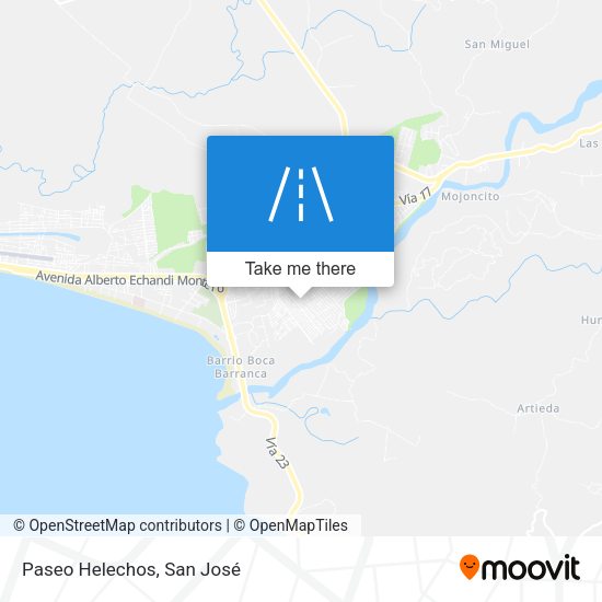 Mapa de Paseo Helechos