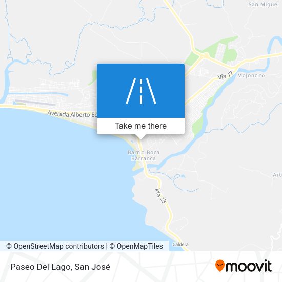 Mapa de Paseo Del Lago