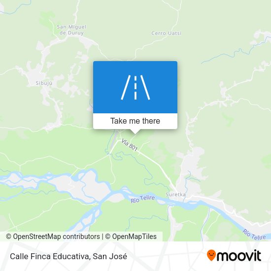 Mapa de Calle Finca Educativa