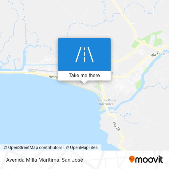 Avenida Milla Marítima map
