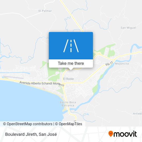 Mapa de Boulevard Jireth