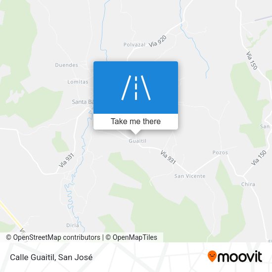 Mapa de Calle Guaitil
