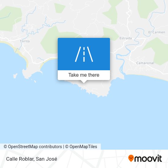 Mapa de Calle Roblar