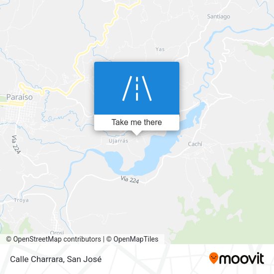 Mapa de Calle Charrara