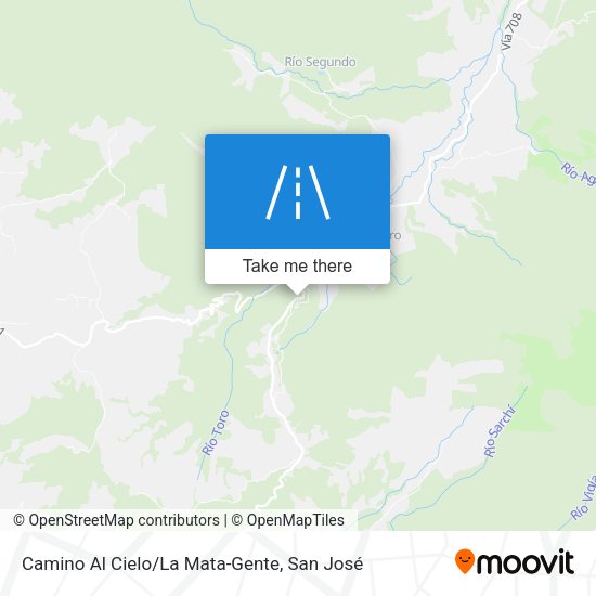 Camino Al Cielo/La Mata-Gente map