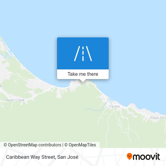 Mapa de Caribbean Way Street