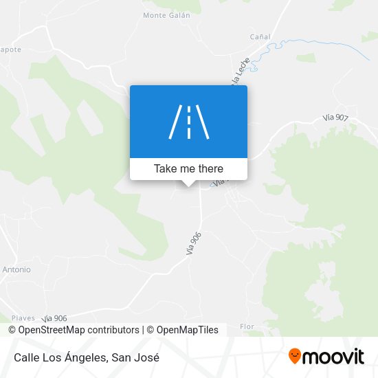 Calle Los Ángeles map