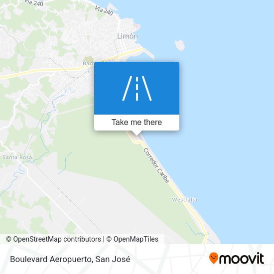 Boulevard Aeropuerto map