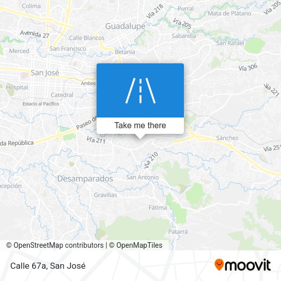 Mapa de Calle 67a