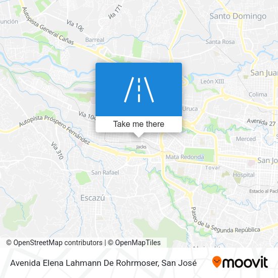 Avenida Elena Lahmann De Rohrmoser map