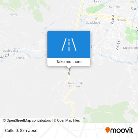 Mapa de Calle 0