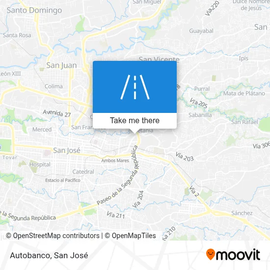 Autobanco map