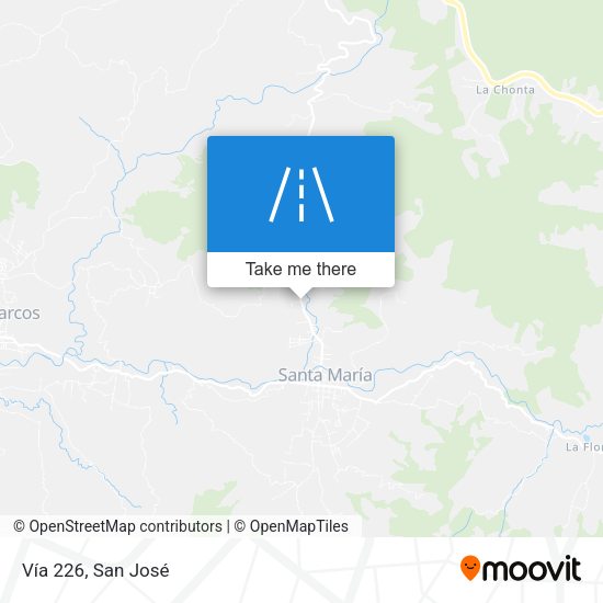 Mapa de Vía 226