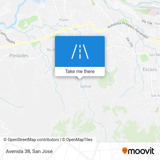 Avenida 38 map