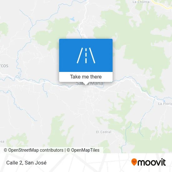 Calle 2 map