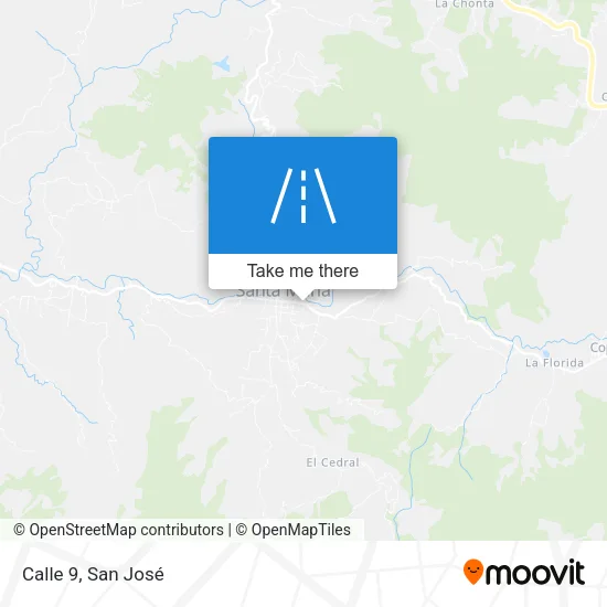 Calle 9 map