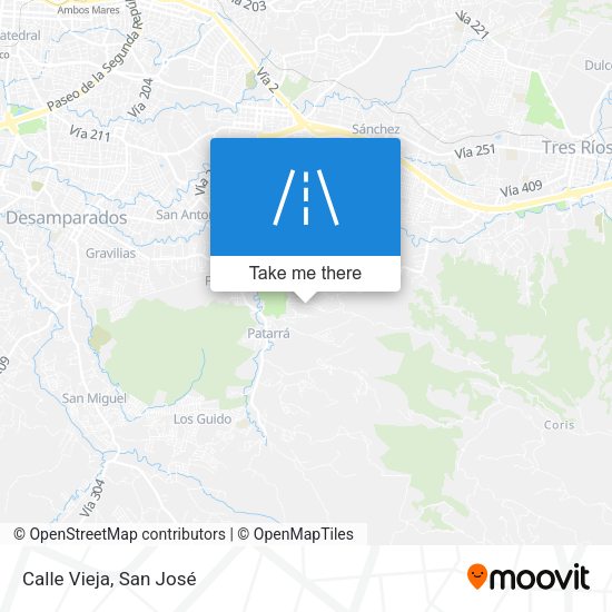 Mapa de Calle Vieja