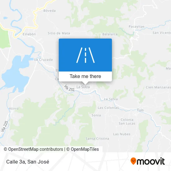 Calle 3a map