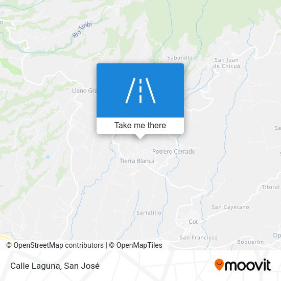 Mapa de Calle Laguna