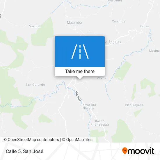 Calle 5 map