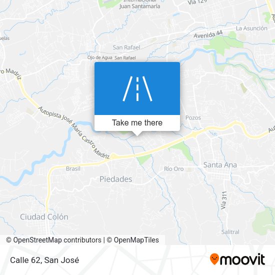 Mapa de Calle 62