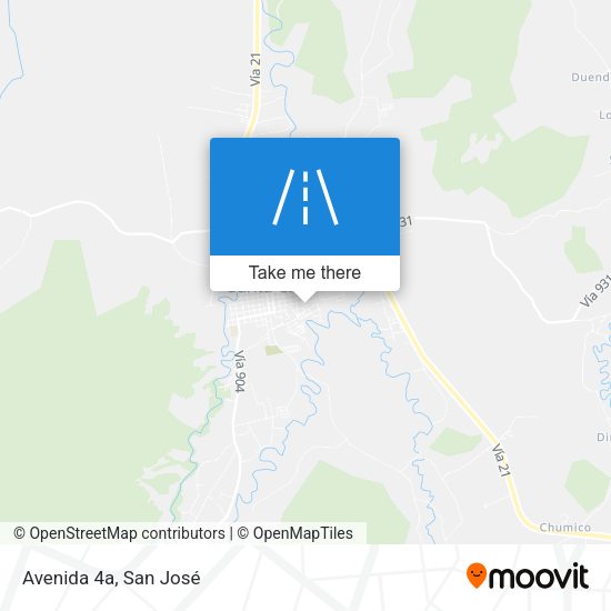Mapa de Avenida 4a