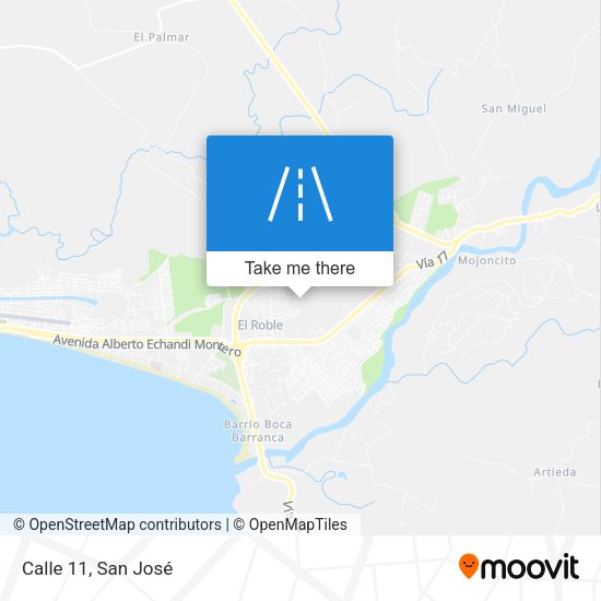 Mapa de Calle 11