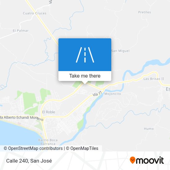 Mapa de Calle 240