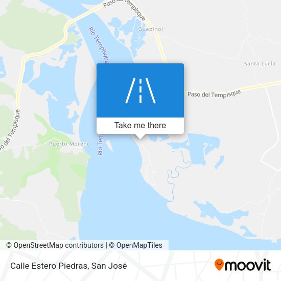 Mapa de Calle Estero Piedras