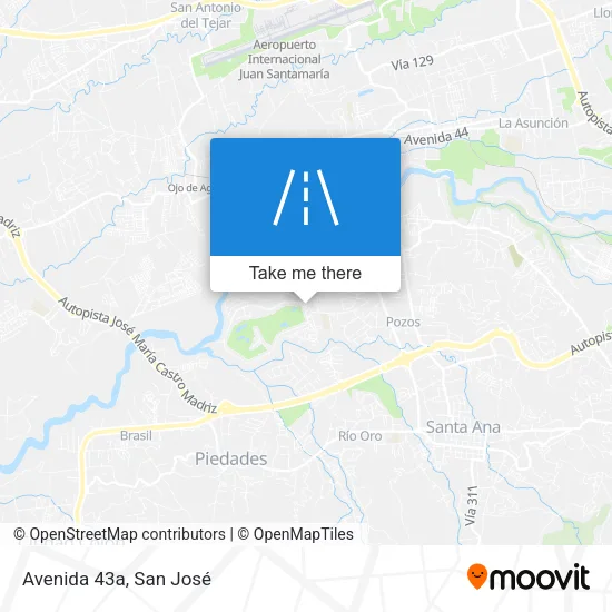 Avenida 43a map